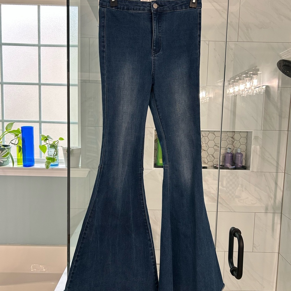 Women's Blue Flare Jeans